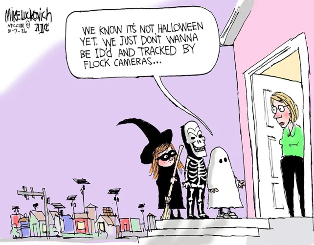 Editorial cartoon for Oct. 8, 2026